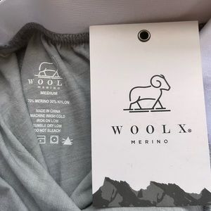 Woolx medium Maya lounge/pajama pants.  New! cloud grey